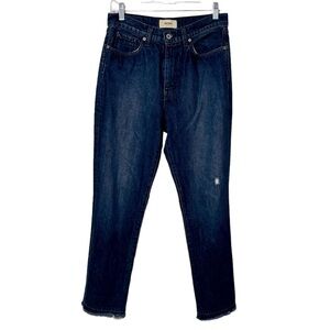 Baldwin Therese High Rise Classic Straight Raw hem distressed jeans women’s 28